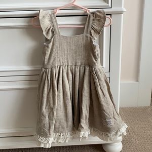 WDW 24m Natural Linen Dress